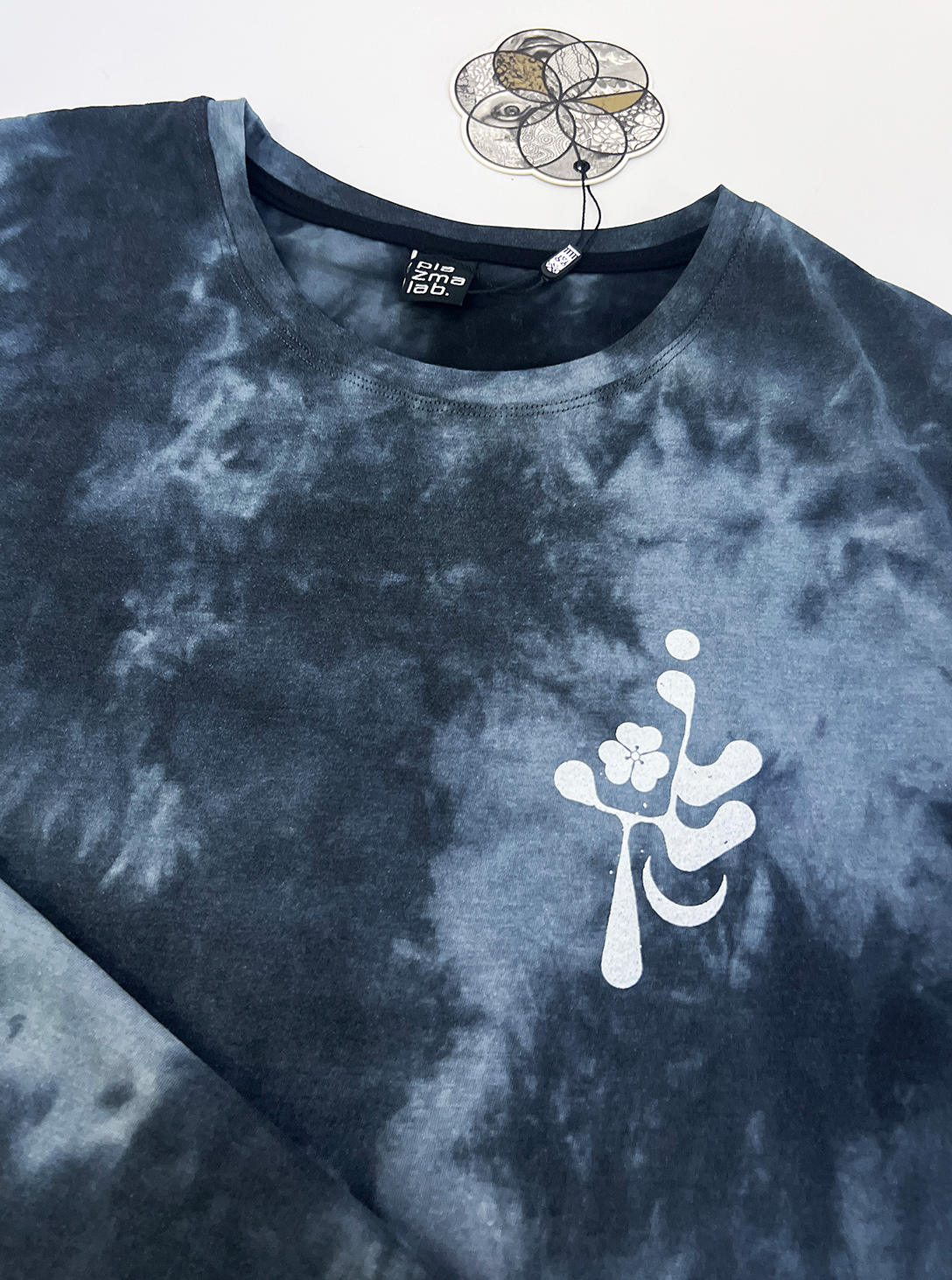 TSURU MEN'S T-SHIRT BLACK TIE DYE