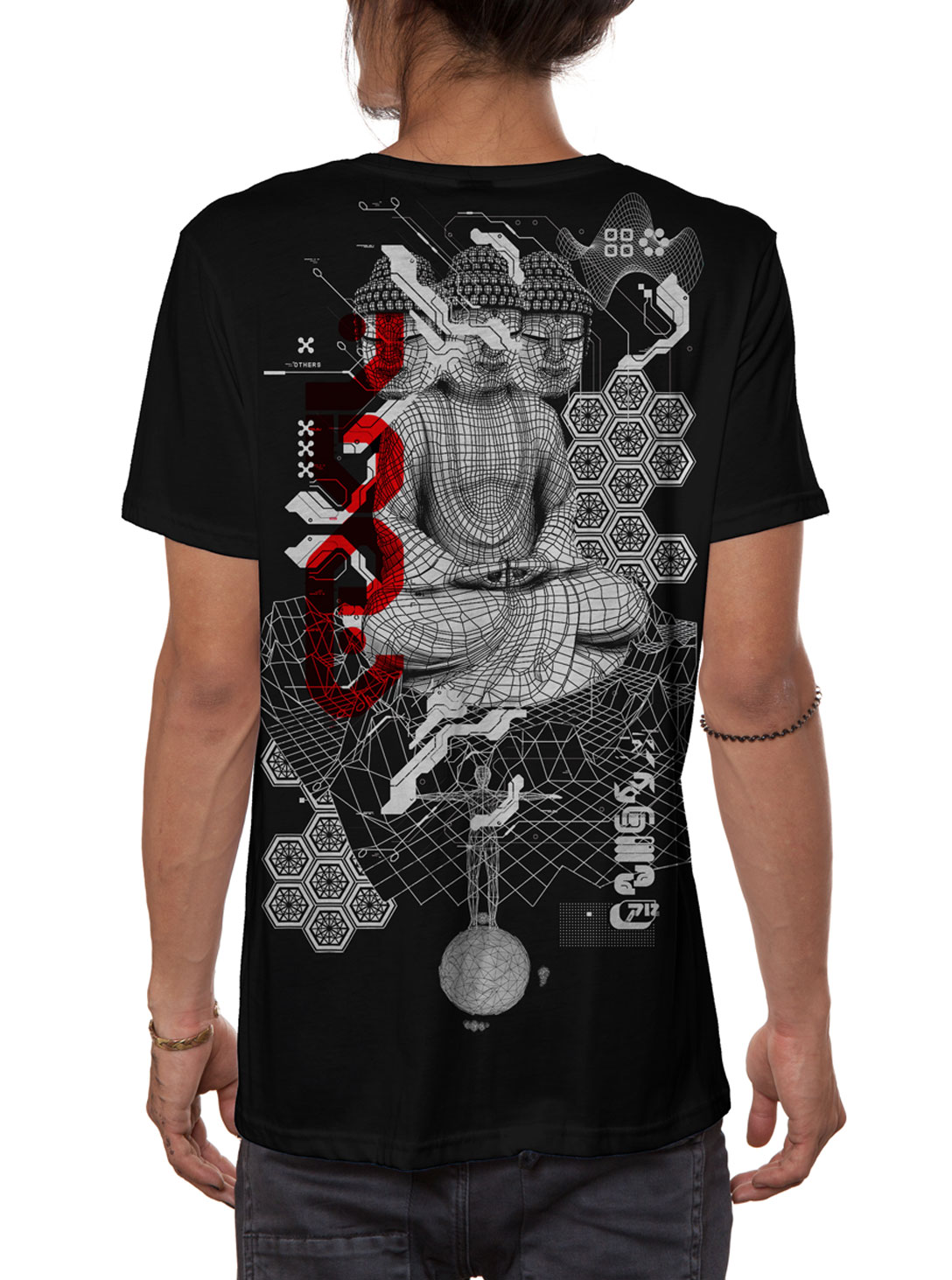 UNREAL MEN'S T- SHIRT BLACK