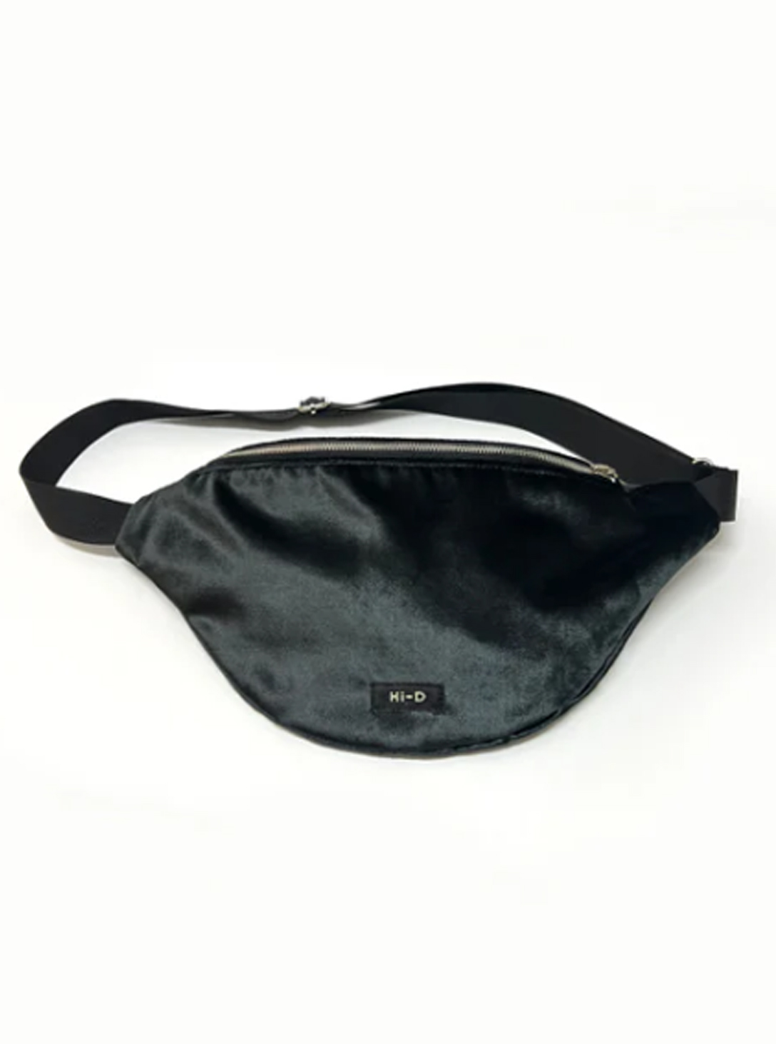 Oversize pouch ALICE BLACK VELVET