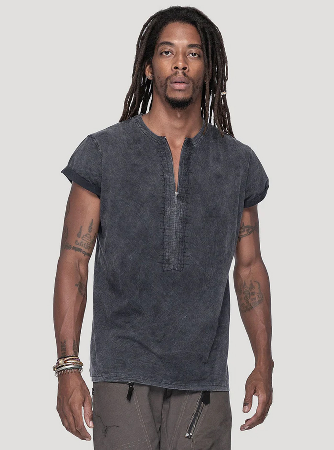 GREEN RIVER MEN'S T-WASH BLACK