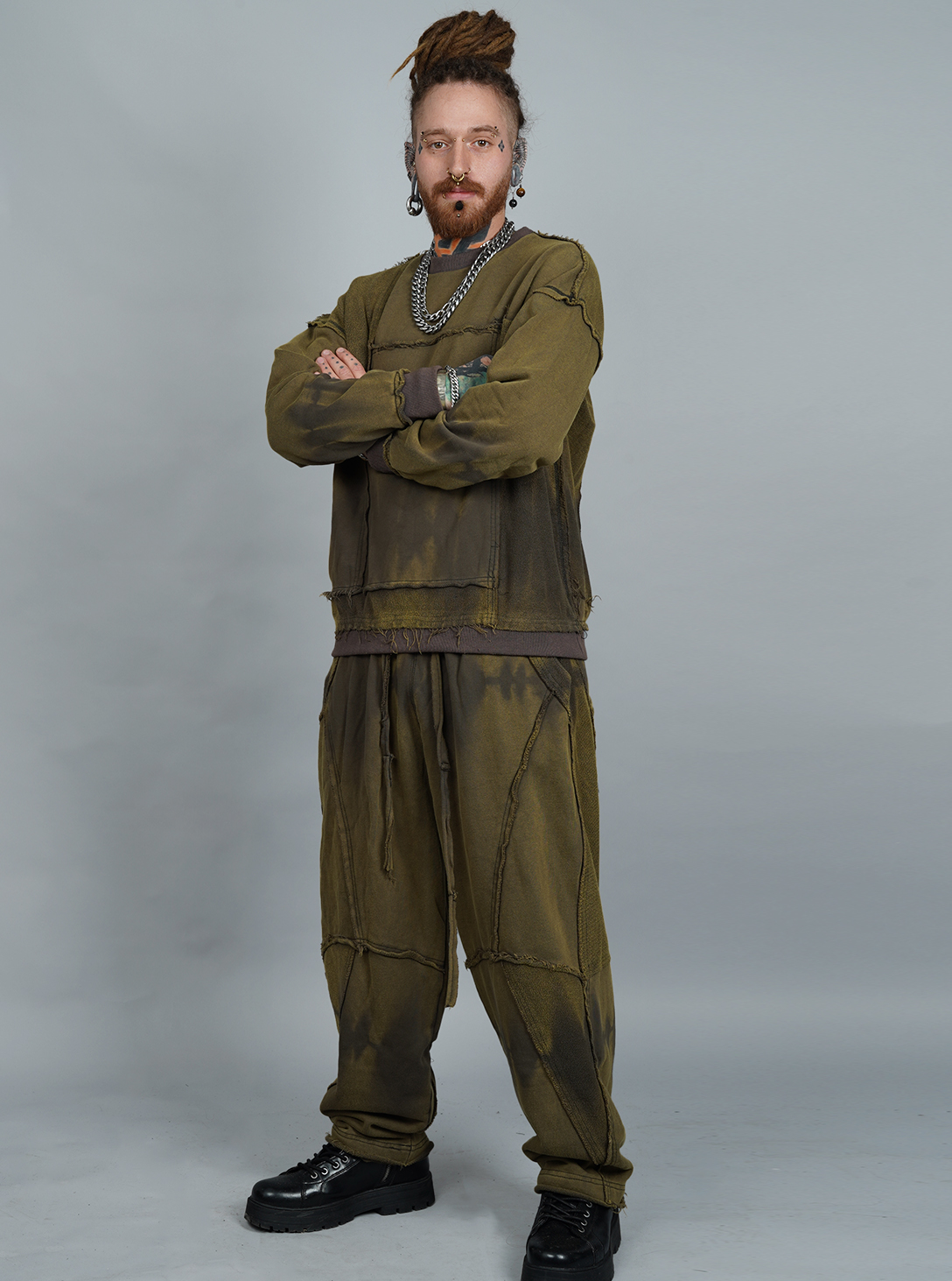 YOSHINORI PULLOVER GREEN