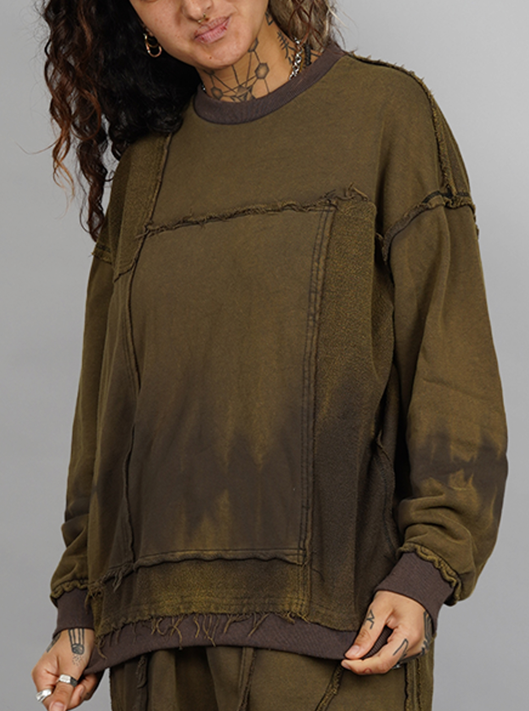 YOSHINORI PULLOVER GREEN