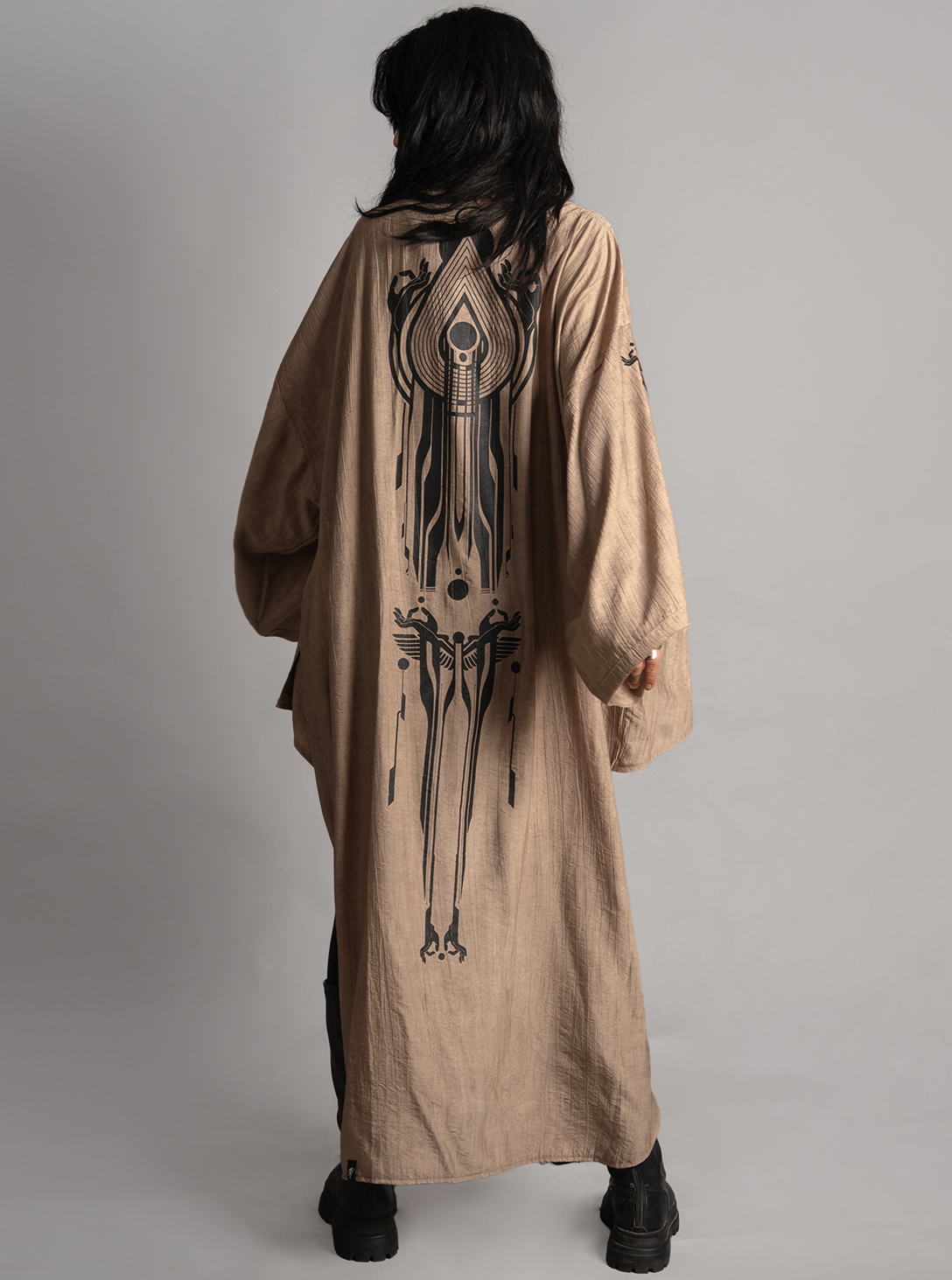 Yukata WOMEN KIMONO WASH SAND