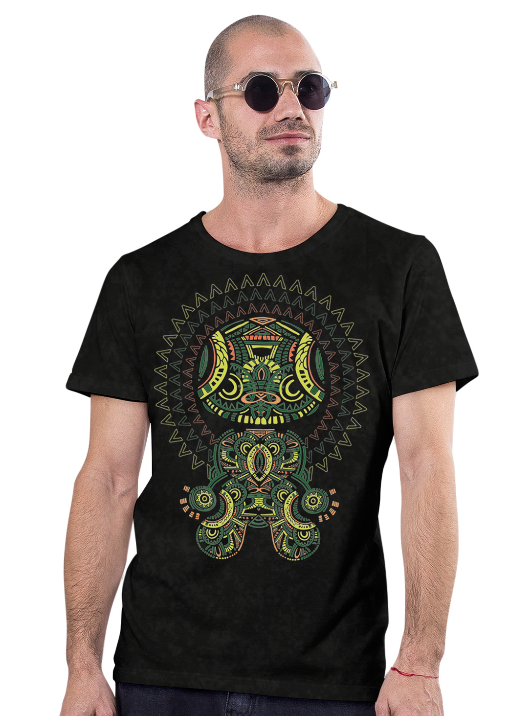 Dios De Los Plazmos Acid Black