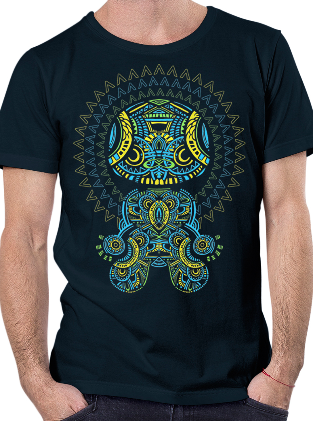 Dios De Los Plazmos  Dark Blue