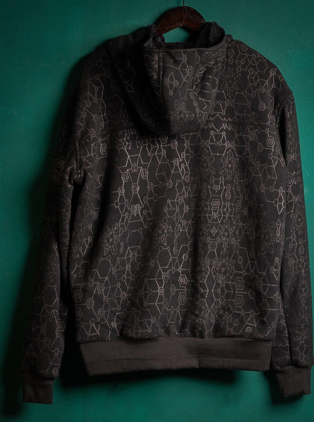 Polar Zip HOOD BLACK SHAMANKA