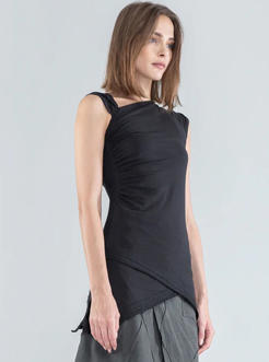 Banyan WOMEN Asymmetric top BLACK