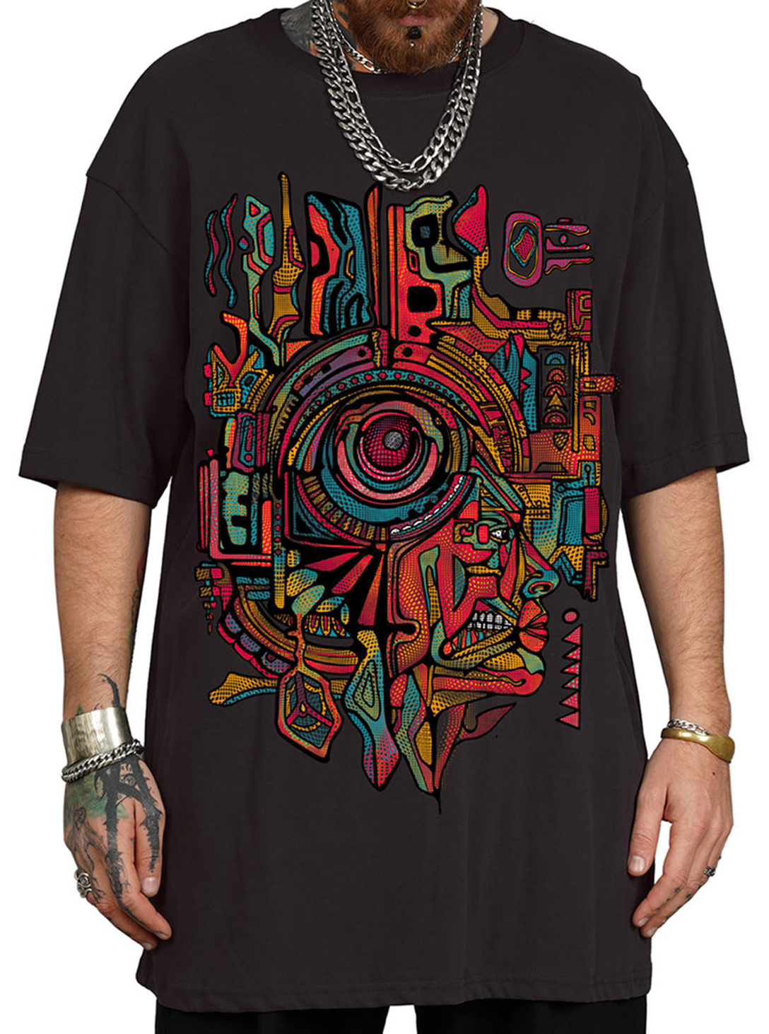 CODEX OVERSIZE T-SHIRT GREY MEL