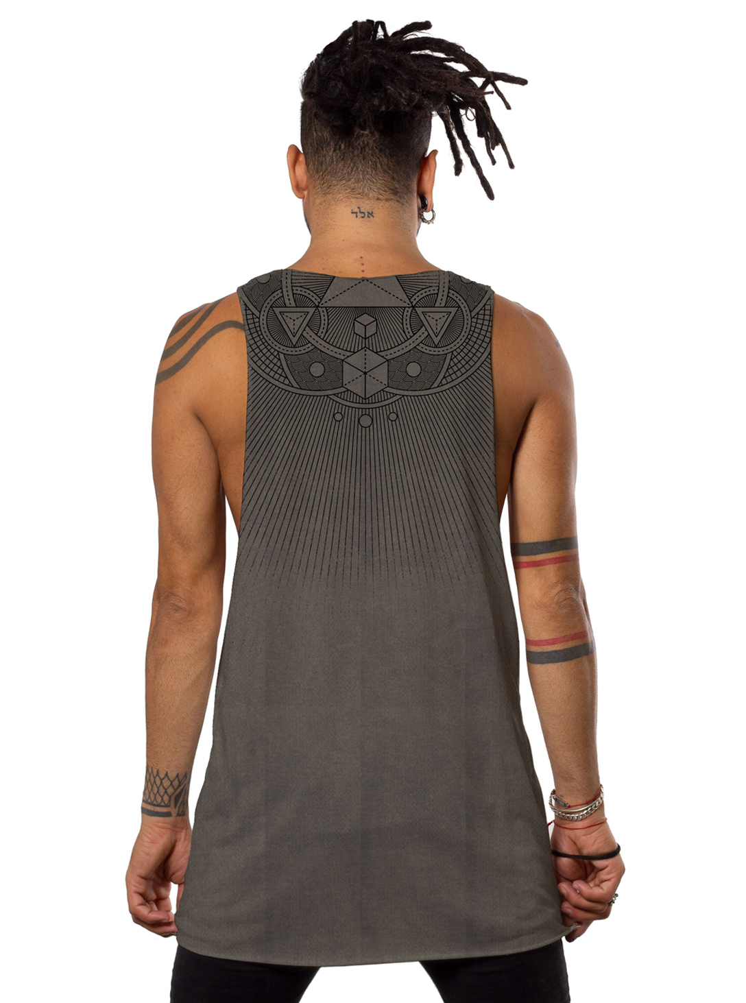 CUBE MEN'S TANK - MOKA