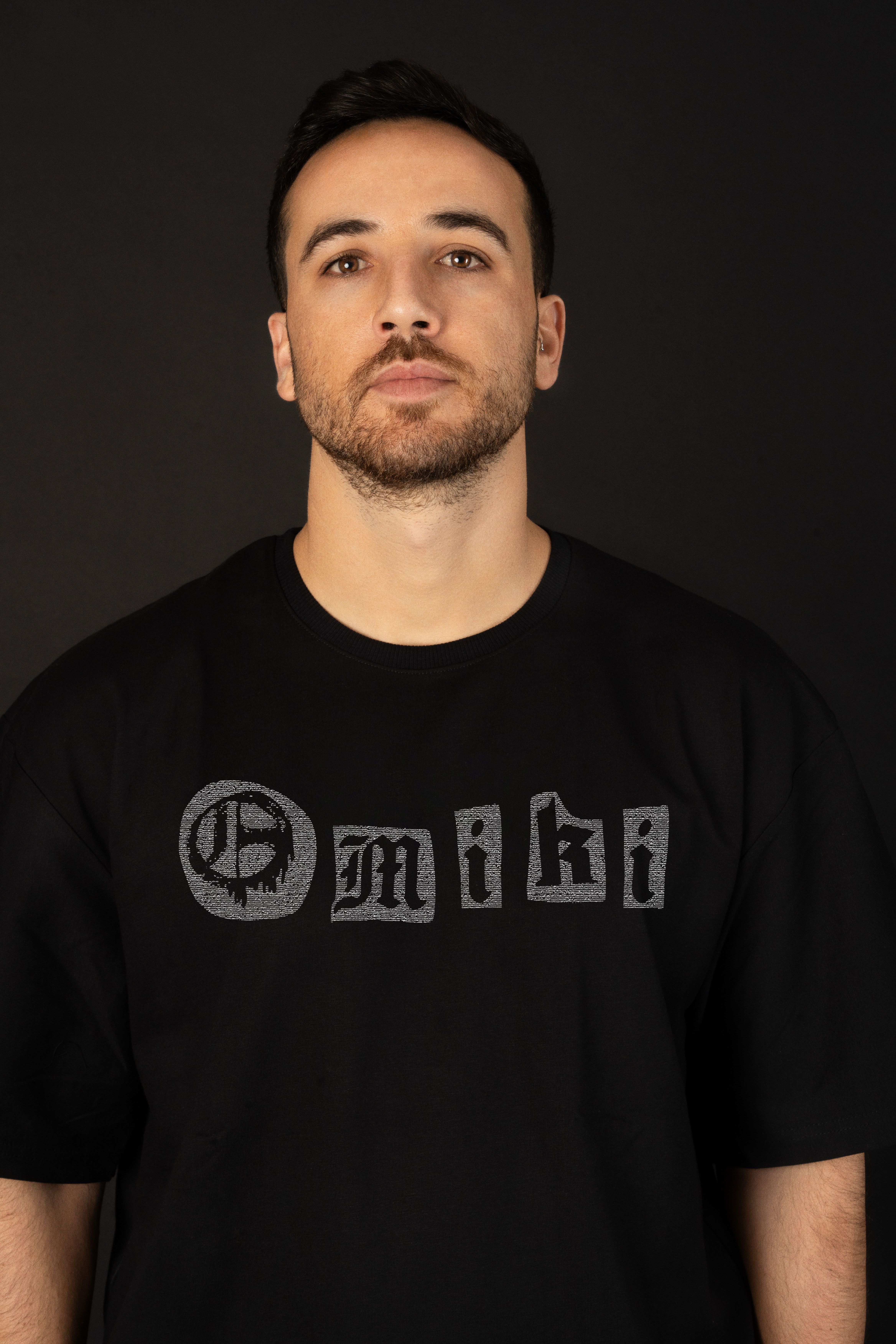 Omiki Graffiti Oversized Tee BLACK