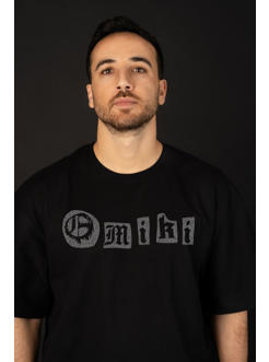 Omiki Graffiti Oversized Tee BLACK