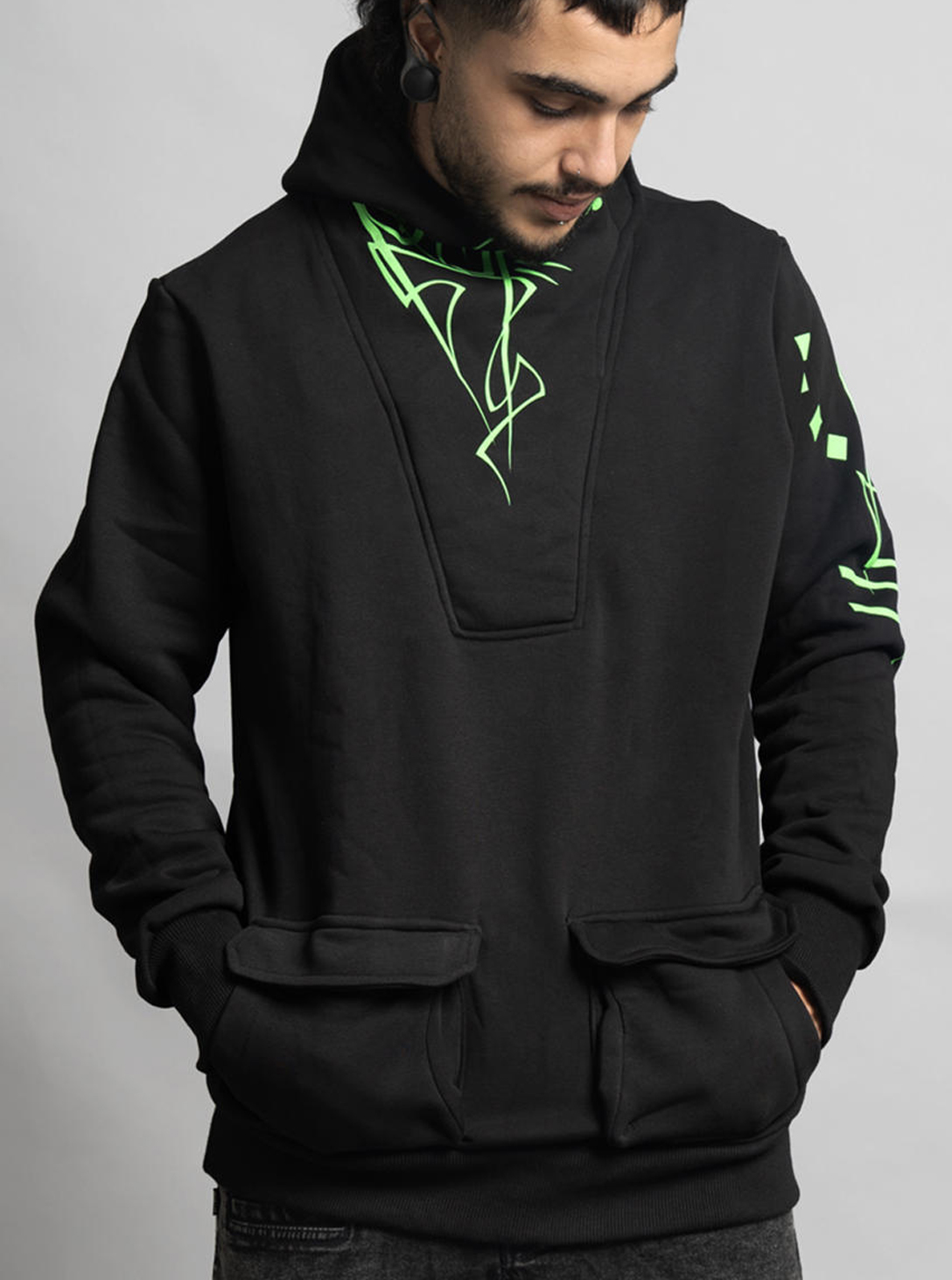 KAPUCHOL MEN HOOD  BLACK