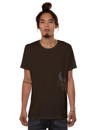 maskalito MEN'S T-SHIRT BROWN