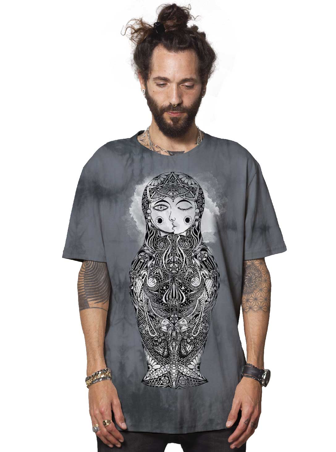 MATRIOSHKA grey Tie dye