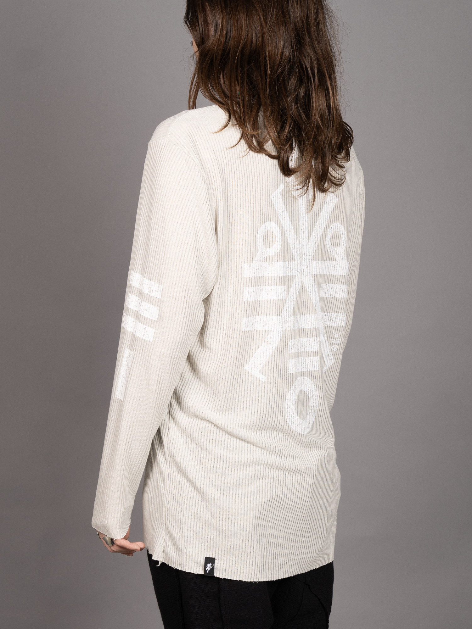 Monolith MEN'S LONG SLEEVES SHIRT OFFWHITE