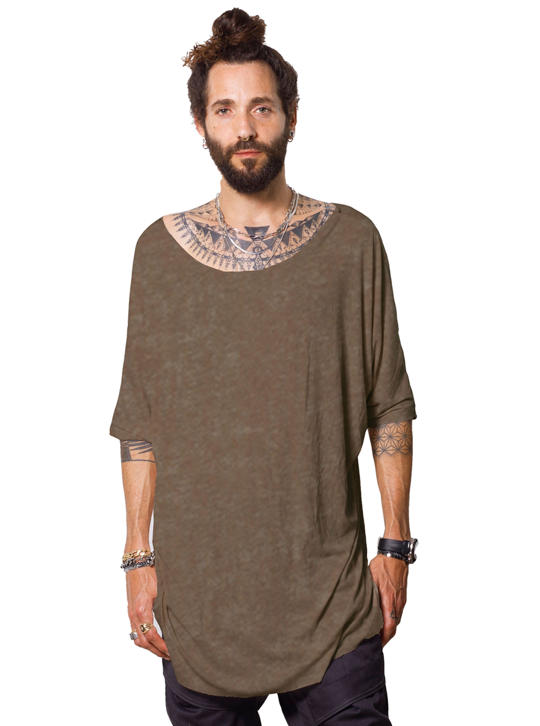 Nomad LOOSE SHIRT WASH BROWN