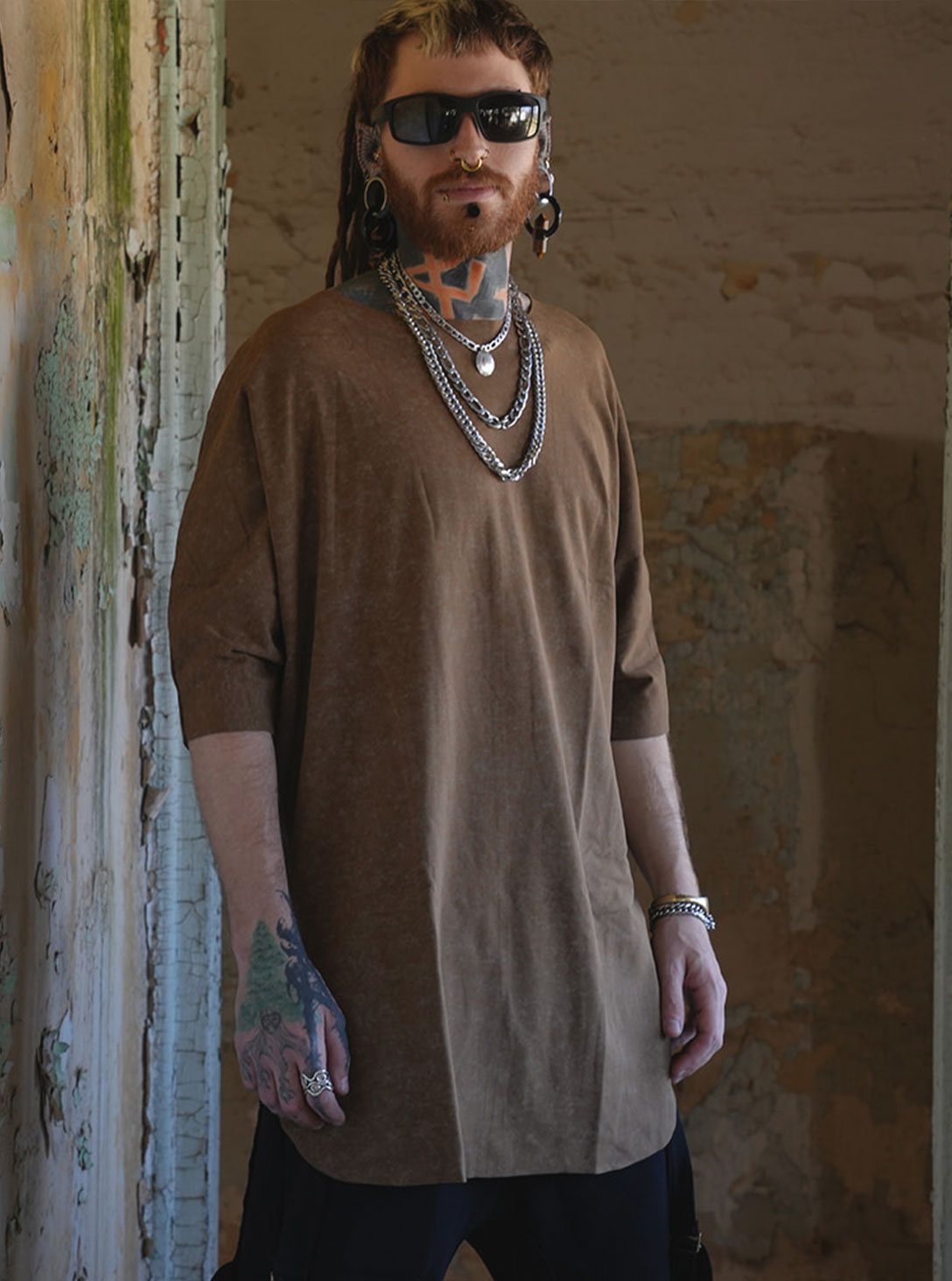 Nomad LOOSE SHIRT WASH BROWN