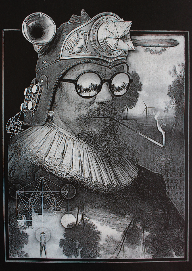 Nostradamus silk print