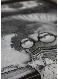 Nostradamus silk print