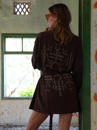 NUNU MIDI KIMONO BROWN