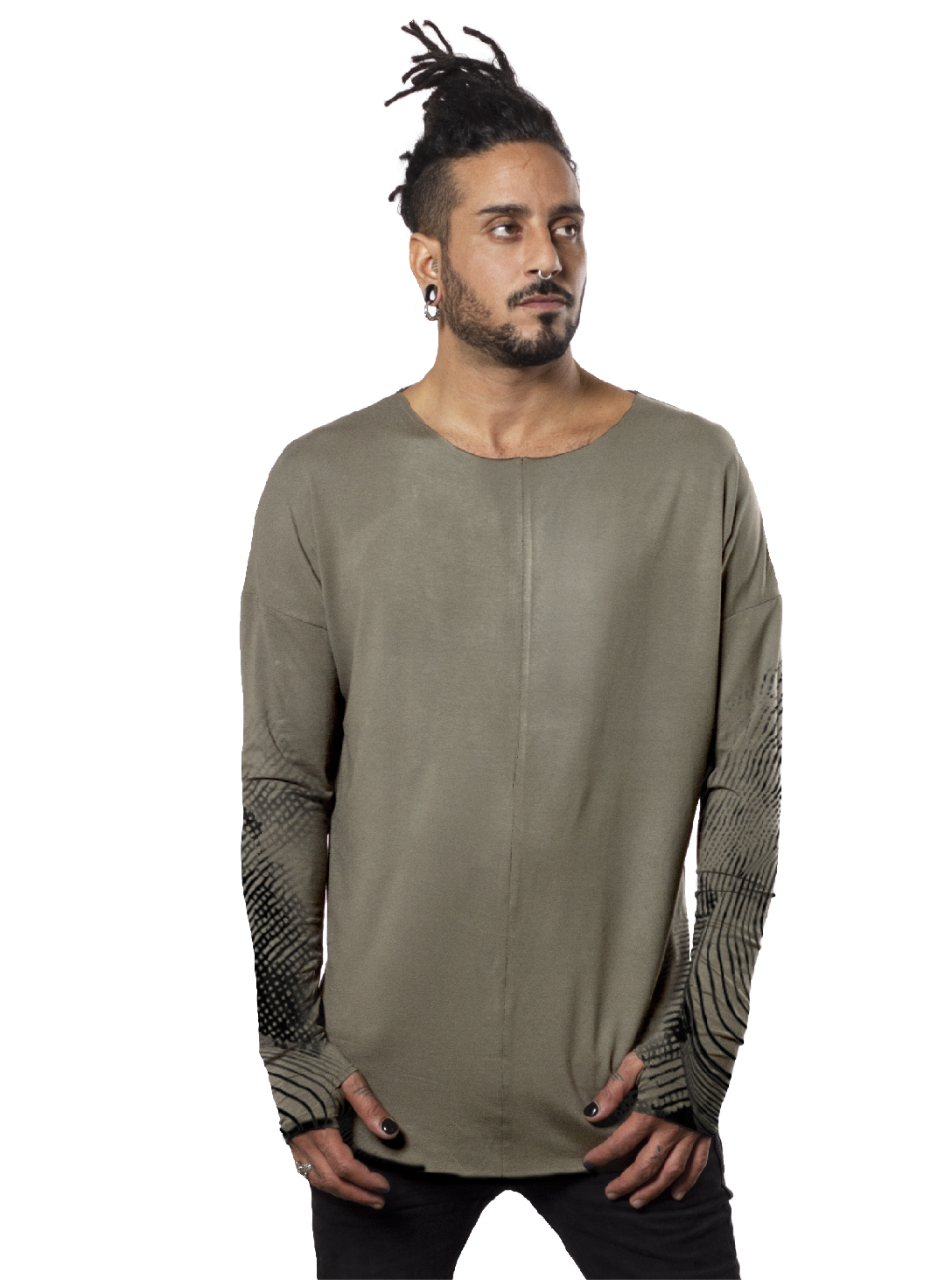 Okinami MEN'S LONG SHIRT Beige