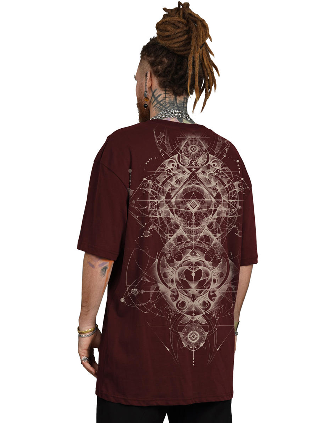 ORNAMENT OVERSIZE BORDEAUX