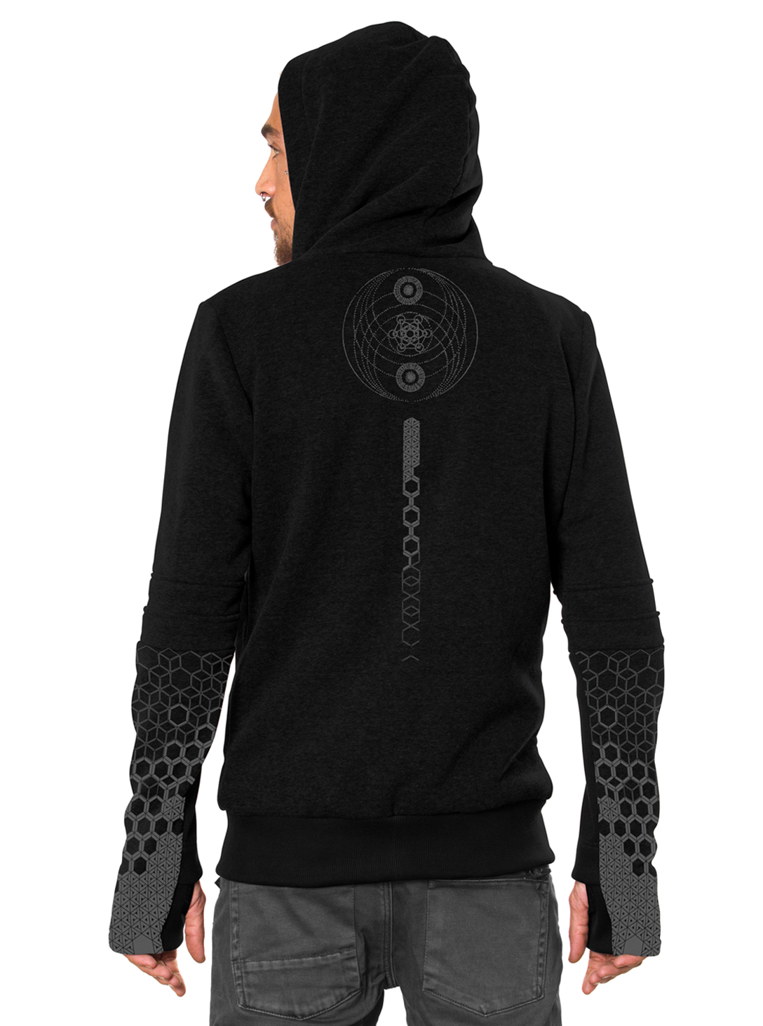Saito MEN'S HOOD Black