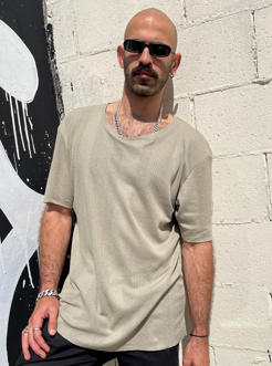V12 BEIGE SHIRT