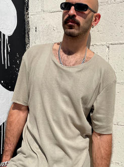 V12 BEIGE SHIRT