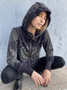 Shuriken black hoodie 