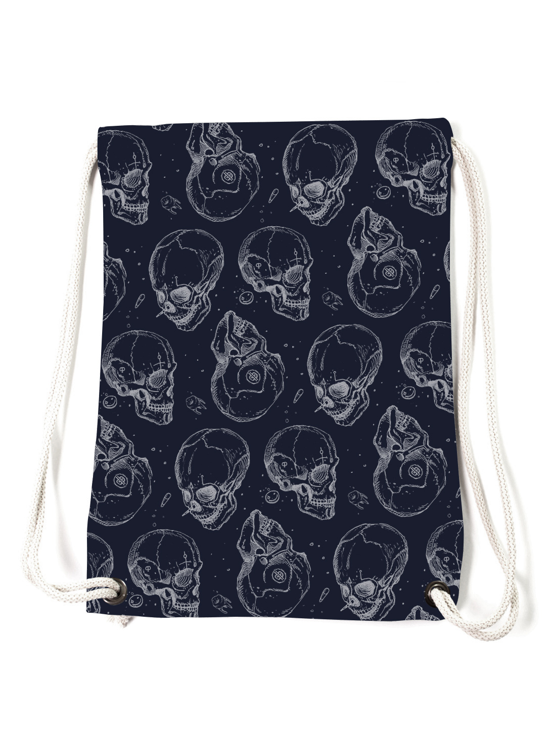 skull bagpack dark blue