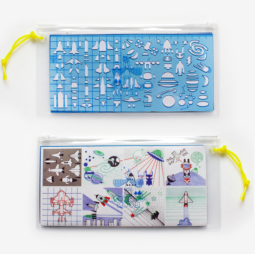 Common Loon SpaceLoon Stencil 