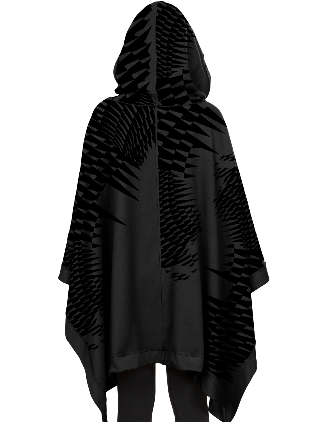 SAJAX PONCHO BLACK