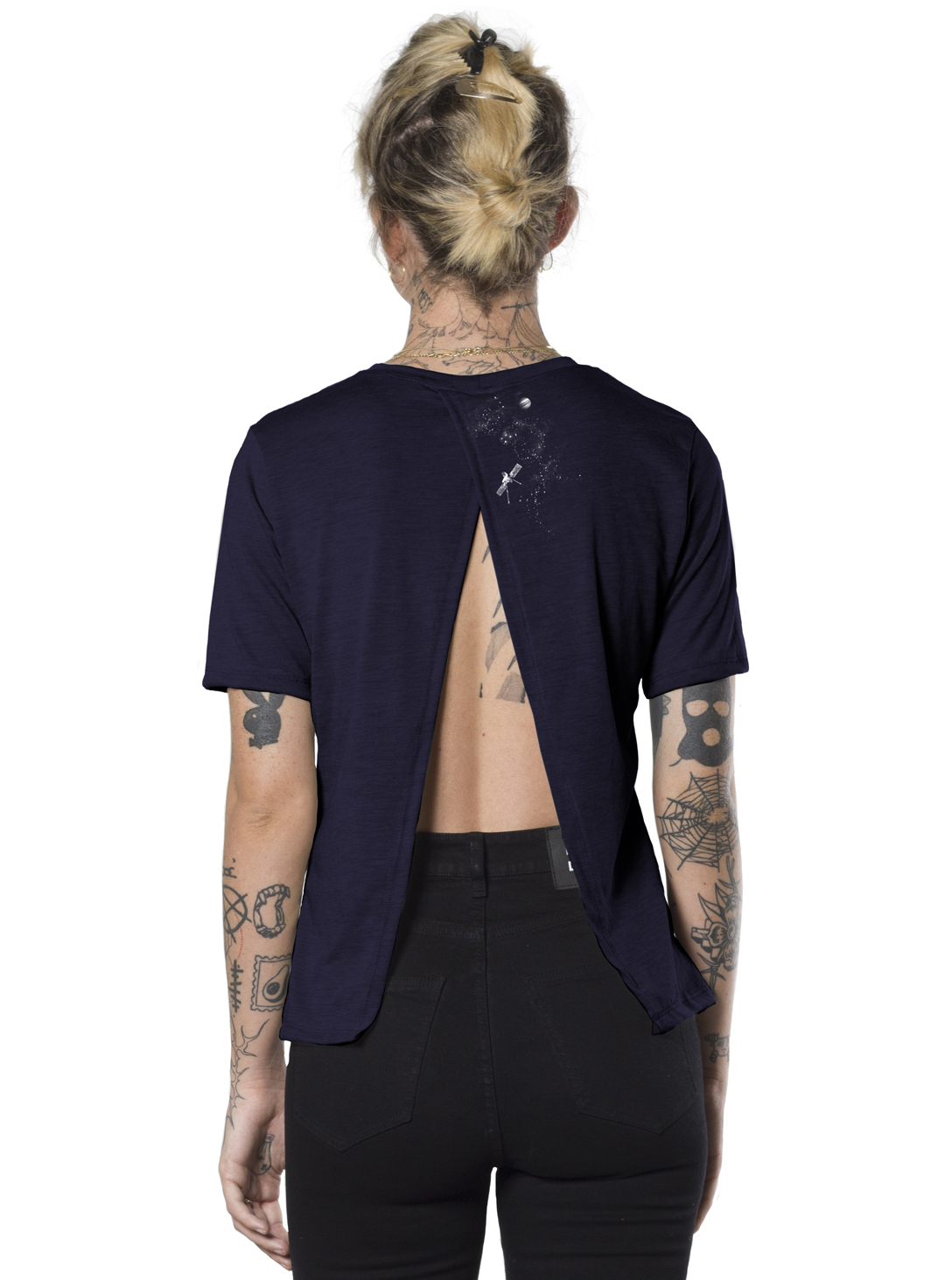 UNDER & ABOVE DARK BLUE SHIRT