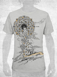 VE076 Light Melange Yellow Print