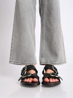 GOLDYOU flat flip-flops BLACK