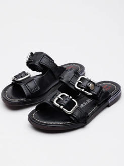 GOLDYOU flat flip-flops BLACK