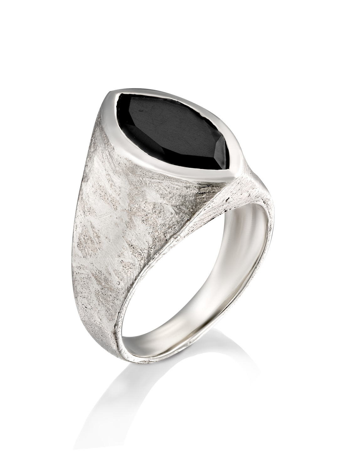 ICU RING SILVER & BLACK ONYX