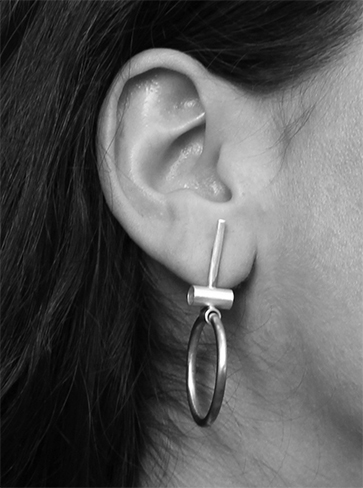 Silver Warrior Earrings