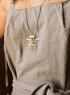 Brass Warmth warrior Necklace