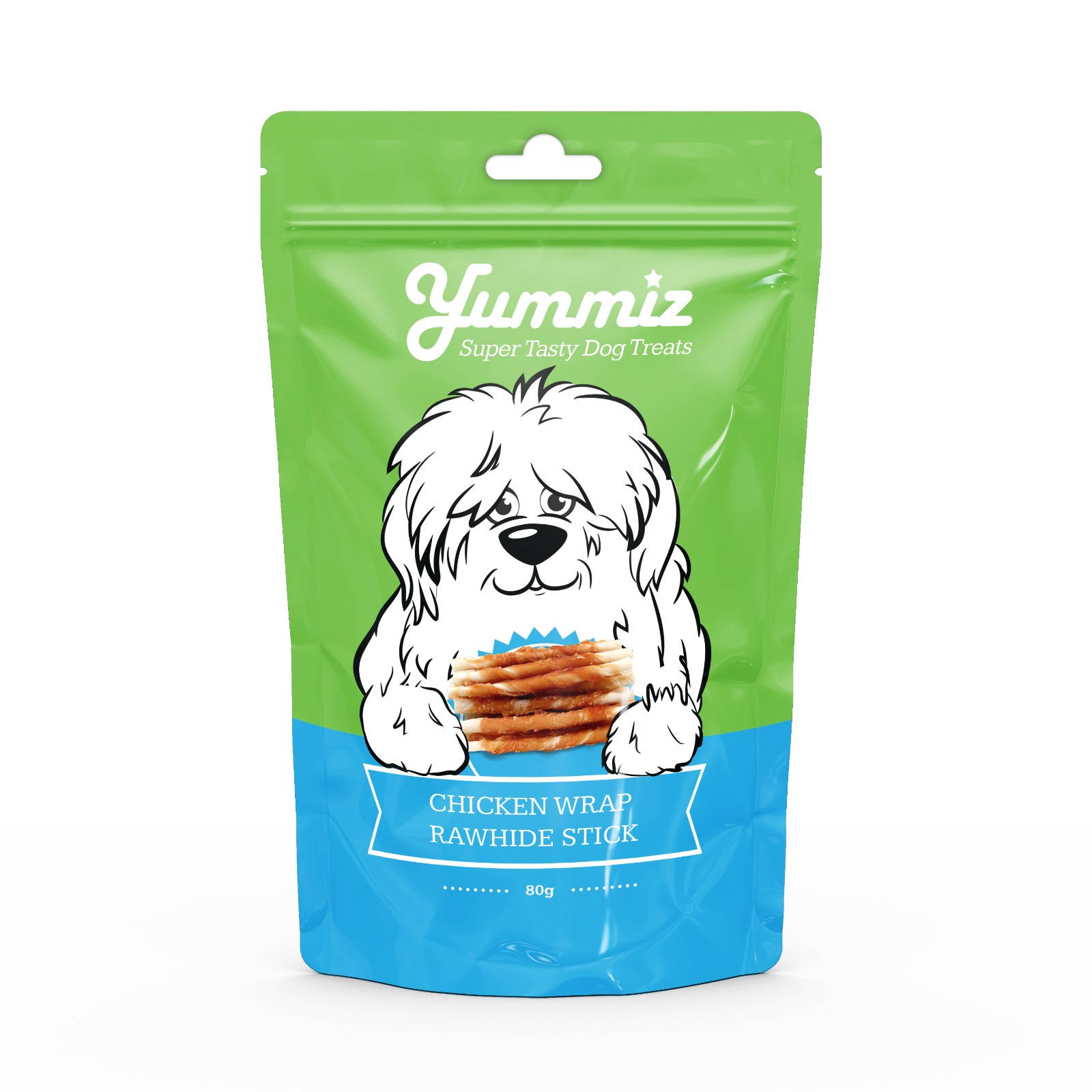 יאמיז לכלב לעסניות מצופות עוף 