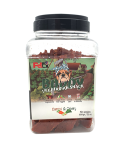 באדי סנאק חטיף צמחוני עם גזר וסלרי