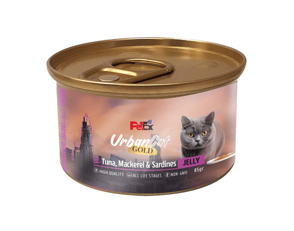 מגש 24יח' אורבן קט גולד מעדן ג'לי בטעם טונה מקרל וסרדין