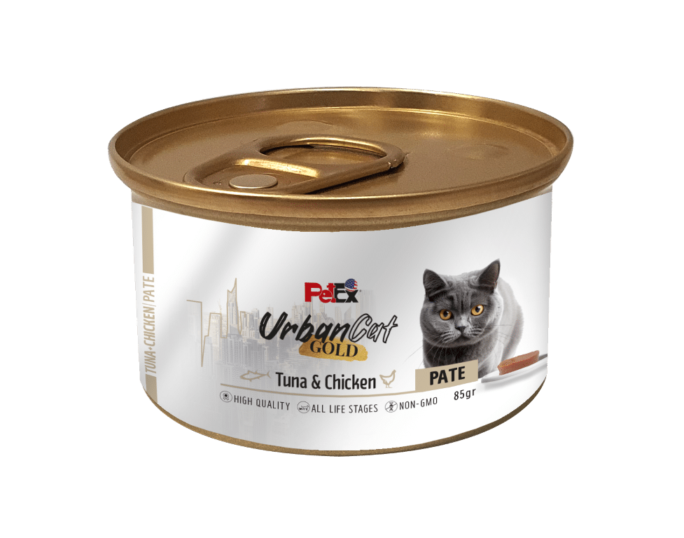 מגש 24יח' אורבן קט גולד מעדן פטה בטעם טונה ועוף