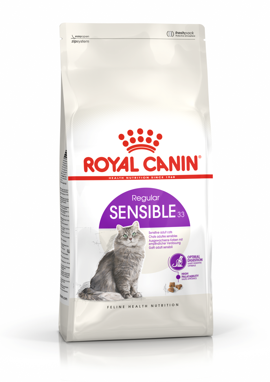 אוכל לחתולים Royal Canin Regular Sensible