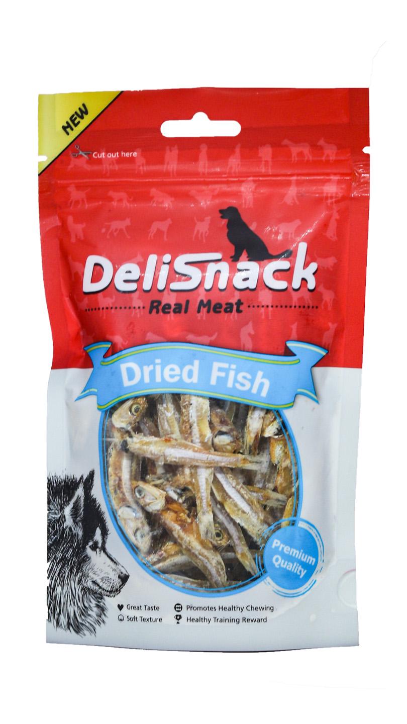 דליסנק חטיף לכלב דגים מיובשים