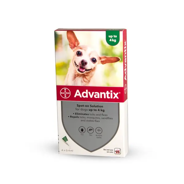 Advantix אמפולות - טיפול בפרעושים וקרציות לכלבים