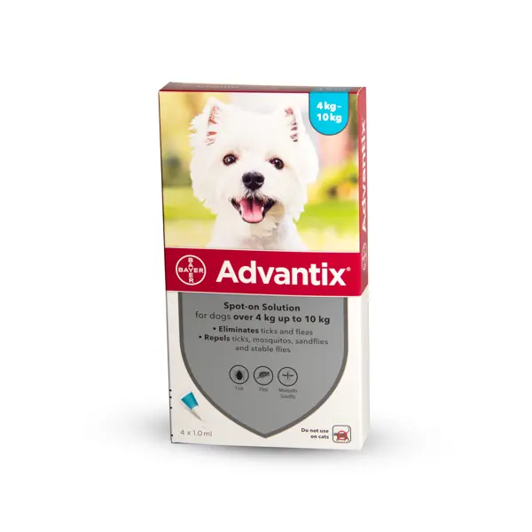 Advantix אמפולות - טיפול בפרעושים וקרציות לכלבים