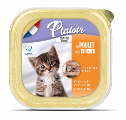 פלזיר מעדן לחתול גור בטעם עוף