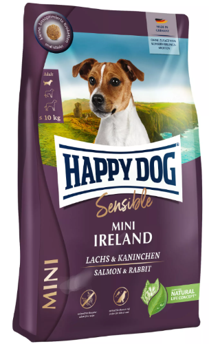 הפי דוג מזון לכלב מגזע קטן אירלנד סלמון ארנבת